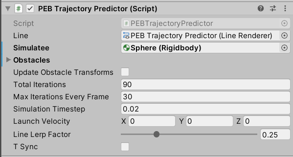 PEB Trajectory Predictor Inspector