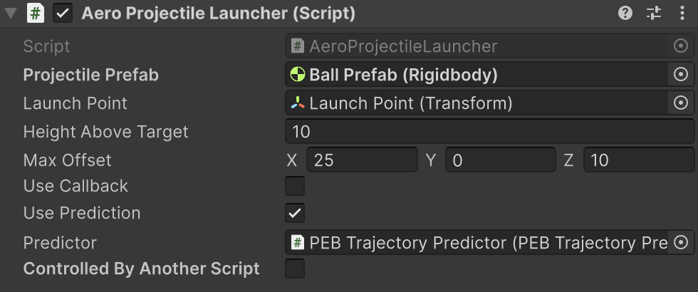 Aero Projectile Launcher - Inspector